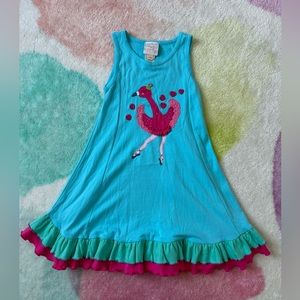 Like new size 5 Lemon Loves Lime flamingo dress